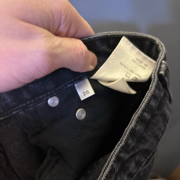 Reformation Julia Cig Crop Jeans in Pacific Wash Size 26 - Picture 6 of 6